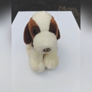 Soft Classics Dog Plush Brown White
